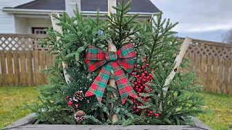 DIY Holiday Planter for under $10