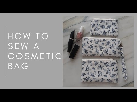 Cosmetic Bag Sewing Tutorial