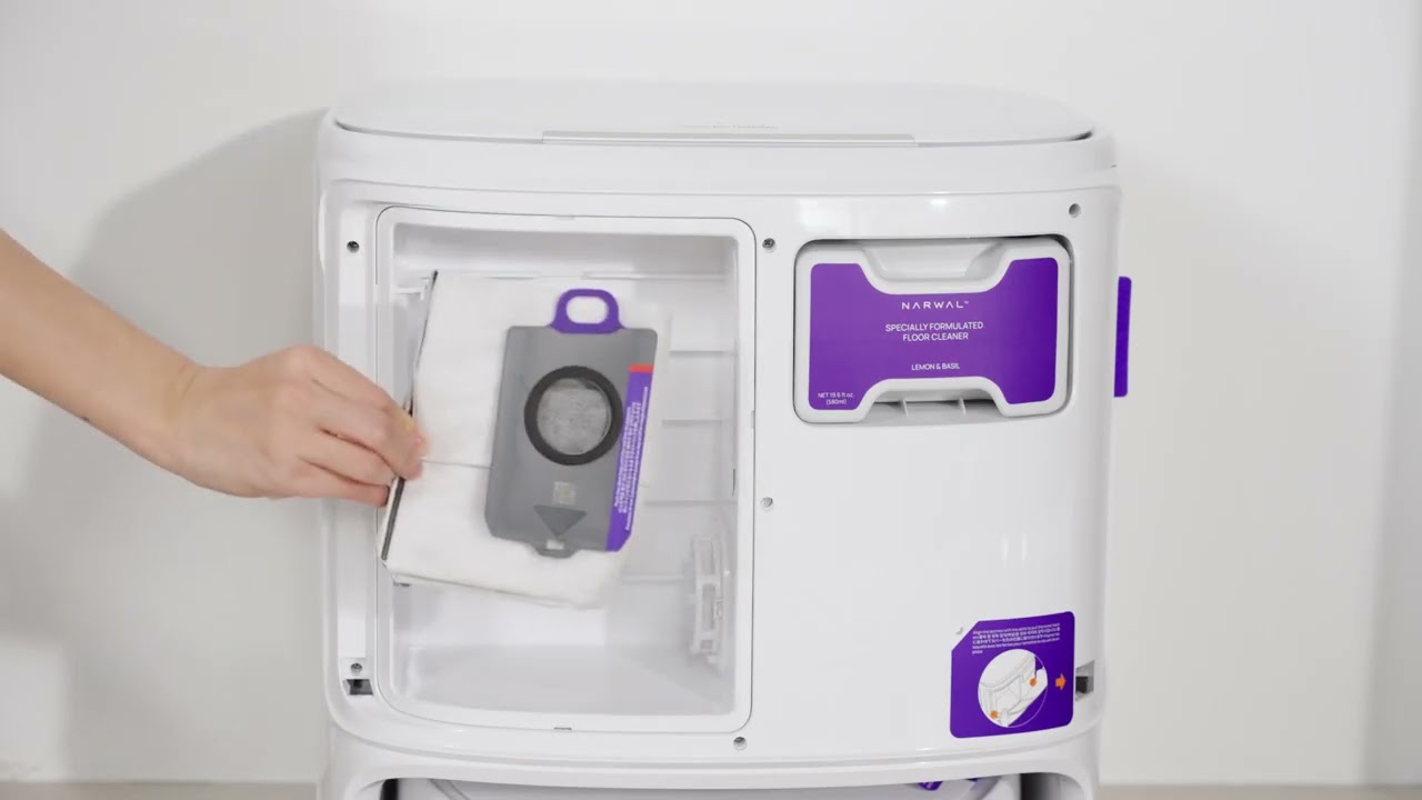 Narwal Freo Z10 | Dust Bag Installation