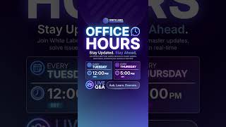 Join Our Live Office Hours | White Label Suite