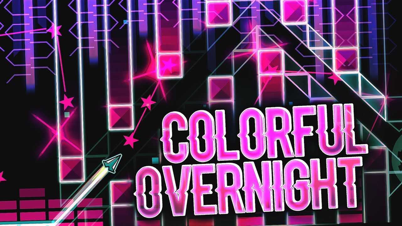 "Colorful OverNight" (Insane Demon) by WOOGI1411 & Myinus | Geometry Dash 1.9