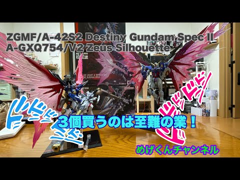 開封品　BANDAI メタルロボット魂 A.GX754/V2 ZEUS Unboxing METAL ROBOT SPIRITS SIDE MS ZEUS SILHOUETTE