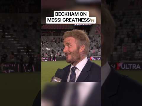 Hard to argue with the scoreboard🐐 Gotta agree with Beckham