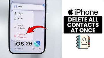 [iOS 26] How to Delete All iPhone Contacts At Once - Remove Multiple Contacts