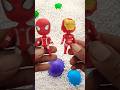 hunting toys spiderman and ironman#short