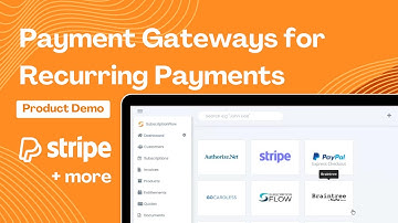Payment Gateways for Subscriptions & Recurring Payments