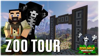 I Spent 2,000 Days Building a Zoo In Minecraft and Showed it to VintageBeef!