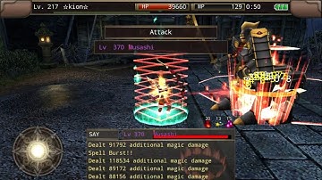 [Iruna Online] - Fire Enchanter (Bow) vs Musashi lvl 370