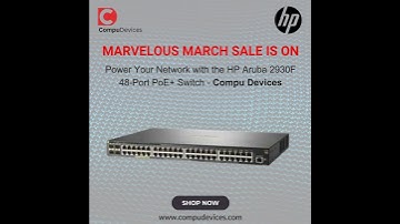 Power Your Network with the HP Aruba 2930F 48-Port PoE+ Switch! #network #march2025 #compudevices