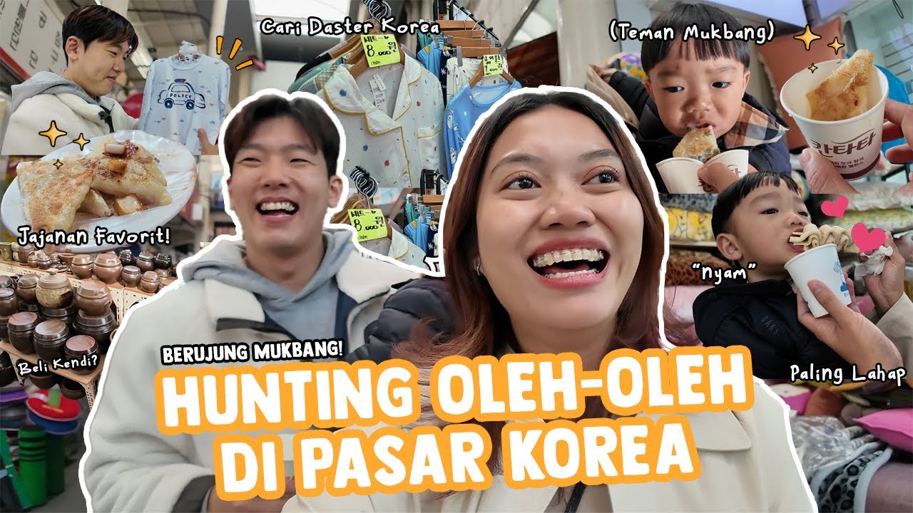 WAJIB BELI DI PASAR 🇰🇷 SEBELUM PULANG KE INDONESIA!