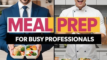 Quick & Healthy Meal Prep for Busy Professionals | Time-Saving Tips