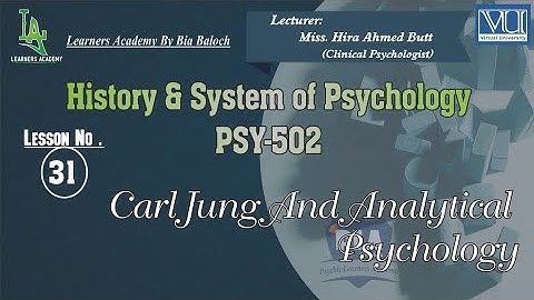 History and Systems of Psychology (PSY502) VU | Lecture No.31 | Learners Academy By Bia Baloch