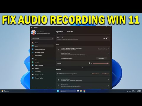How To Fix Audio or Voice Recording Problems on Windows 11 - Quick Fix