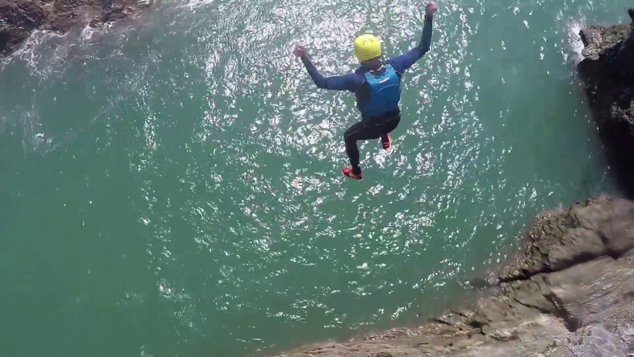 Coasteering Devon Adventure South early season coasteering in