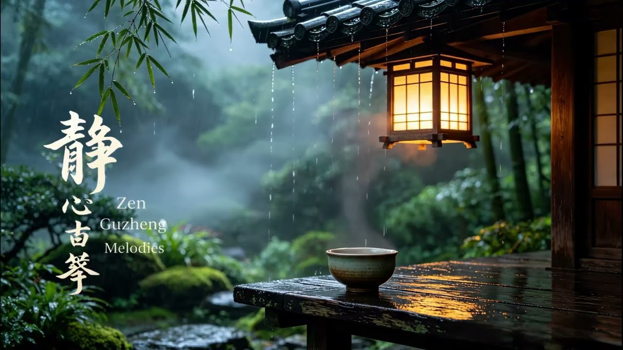 雨夜靜心】古箏竹笛空靈音樂｜超好聽的中國古典音樂古箏、琵琶、竹笛