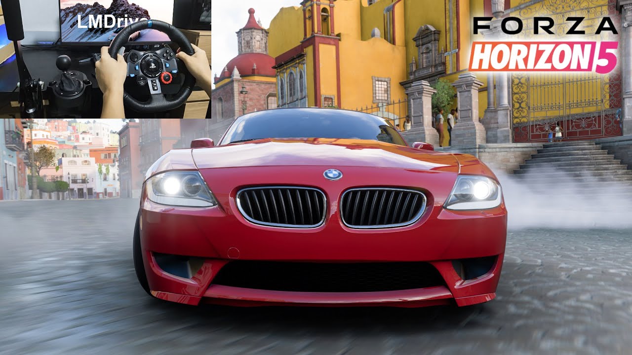 BMW Z4 M Coupe - Forza Horizon 5 Gameplay (steering wheel Logitech G29)