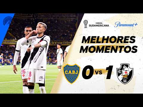 BOCA JUNIORS 0 x 1 VASCO - CONMEBOL SULAMERICANA 2026 | Paramount+ Brasil