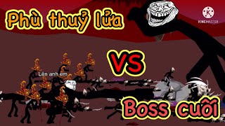 [Stick War Legacy]Sử Dụng Full Phù Thuỷ Lửa Đánh Boss Và Cái Kết | Sức Mạnh Của Skill Dung Nham!?? screenshot 3