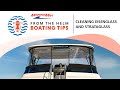 Cleaning eisenglass and strataglass  boating tips