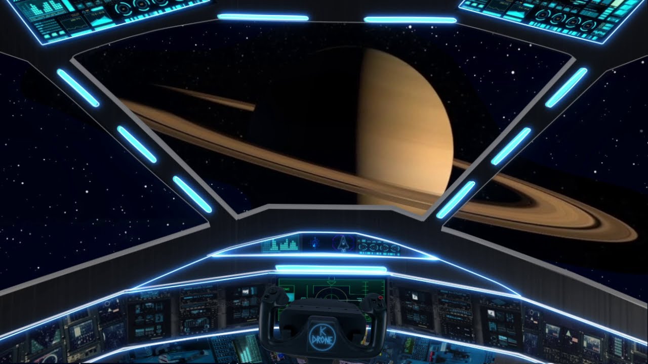 Ultra Calm Space Ambient Music + Spaceship Cockpit Ambience