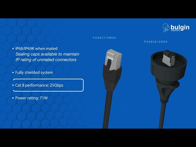 Meet the Bulgin Cat 8 Buccaneer – IP68-Rated Circular Connector for Harsh Conditions