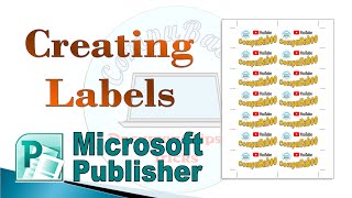 Creating Labels in Microsoft Publisher & exporting with crop marks How To Create Bubble Letters In Microsoft Publisher