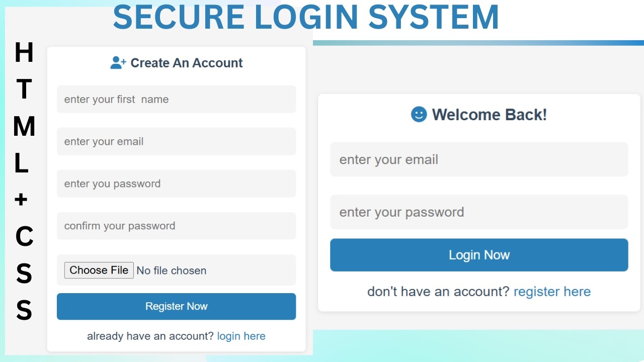 Teaching myself how to build a login form using html and css - YouTube