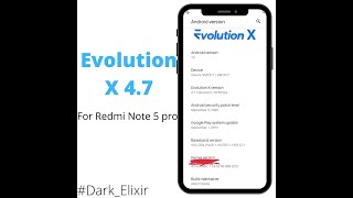 Evolution-X 4.7 for Redmi note 5 pro | New launcher,pubg 90fps and many more
