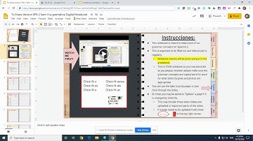 Digital Notebook: Linking Slides
