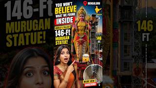 You WON'T BELIEVE what we found inside the WORLD'S TALLEST Murugan Statue!🤯 #shorts #tamil