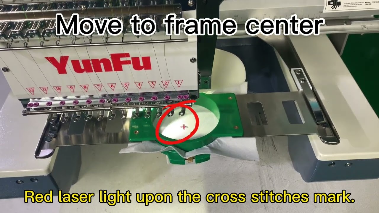 How to set t-shirt hoop parameter in DAHAO A15 computer?