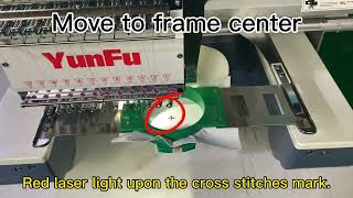 How to set t-shirt hoop parameter in DAHAO A15 computer
