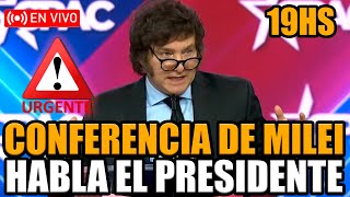 URGENTE MILEI EN VIVO ¡CONFERENCIA DEL PRESIDENTE EN ESTADOS UNIDOS!