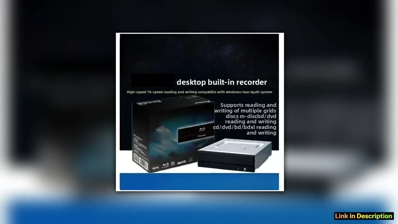 Builtin Bluray Burner BDRS11JX Ultra High Definition High Speed 4K Desktop Optical Drive Highend Ty