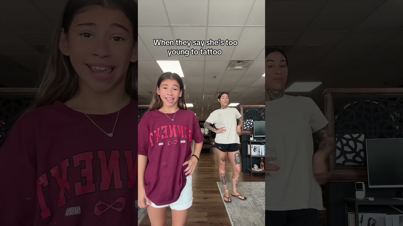 Subscribe and go watch the video on my channel of her tattooing!!!