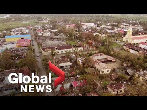 Cyclone Batsirai: Aerial footage shows flooding days after storm system pummels Madagascar