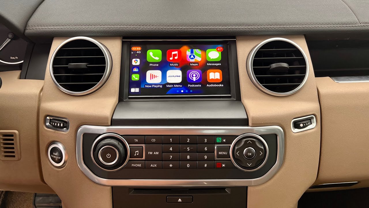 Land Rover Discovery 4 LR4 4.3" to 7" Screen Upgrade with Apple CarPlay