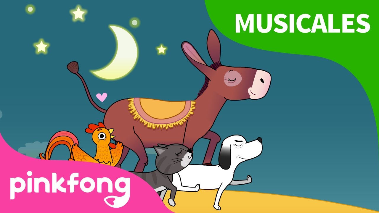 Los Músicos de Bremen | Cuentos Clásicos Musicales | Pinkfong Cuentos Infantiles