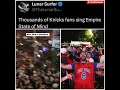 NYC ERUPTS AS THOUSANDS OF KNICKS FANS SING "EMPIRE STATE OF MIND" FOLLOWING CHAMPIONSHIP WIN!