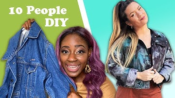 10 DIY Designers Transform A Denim Jacket For $0
