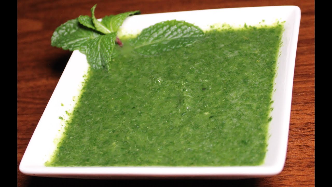 Indian green sauce YouTube