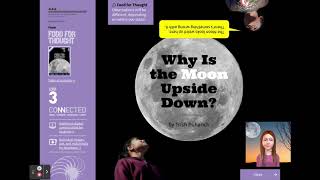Why is the moon upside down?