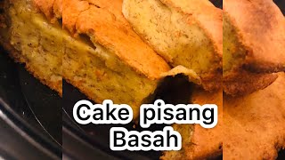Kek pisang simple sedap cepat -