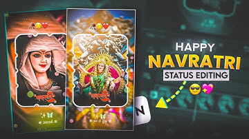 Happy Navratri Status Video Editing In Vn App | Navratri Video Editing | Durga Puja Video Editing