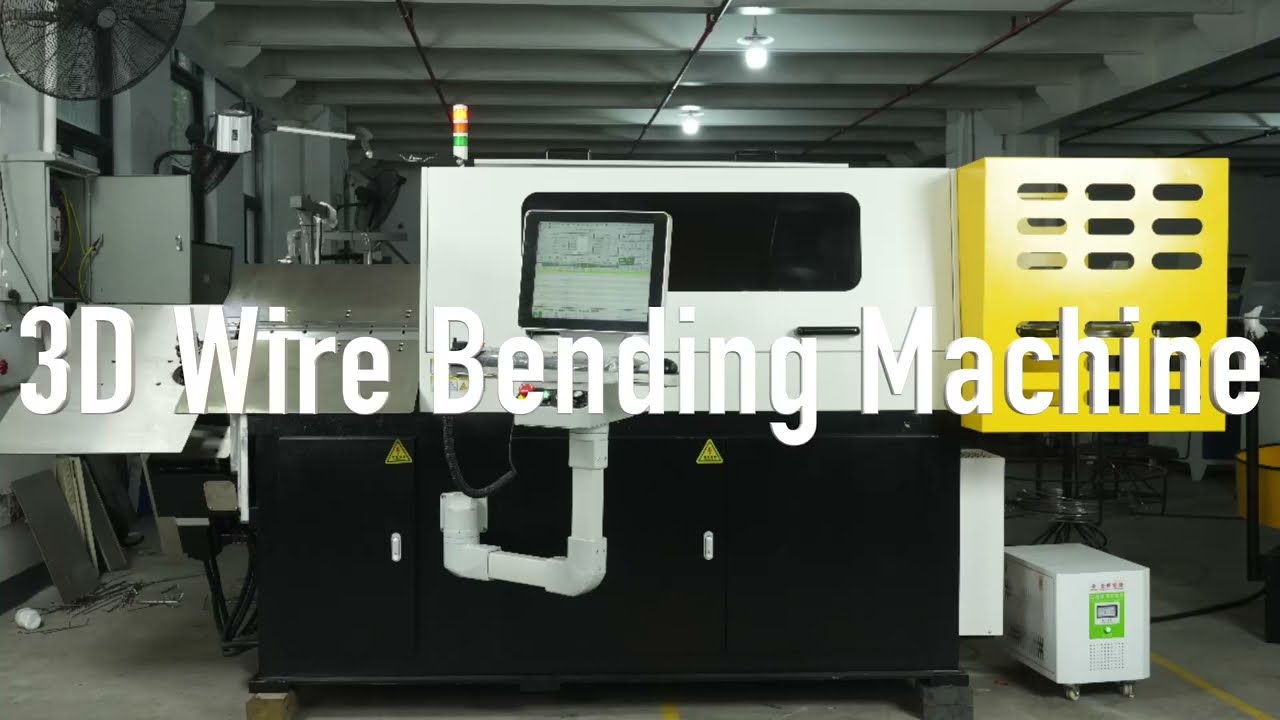 3D CNC Wire Bending Machine | Automatic Forming of Complex Metal Wire Shapes