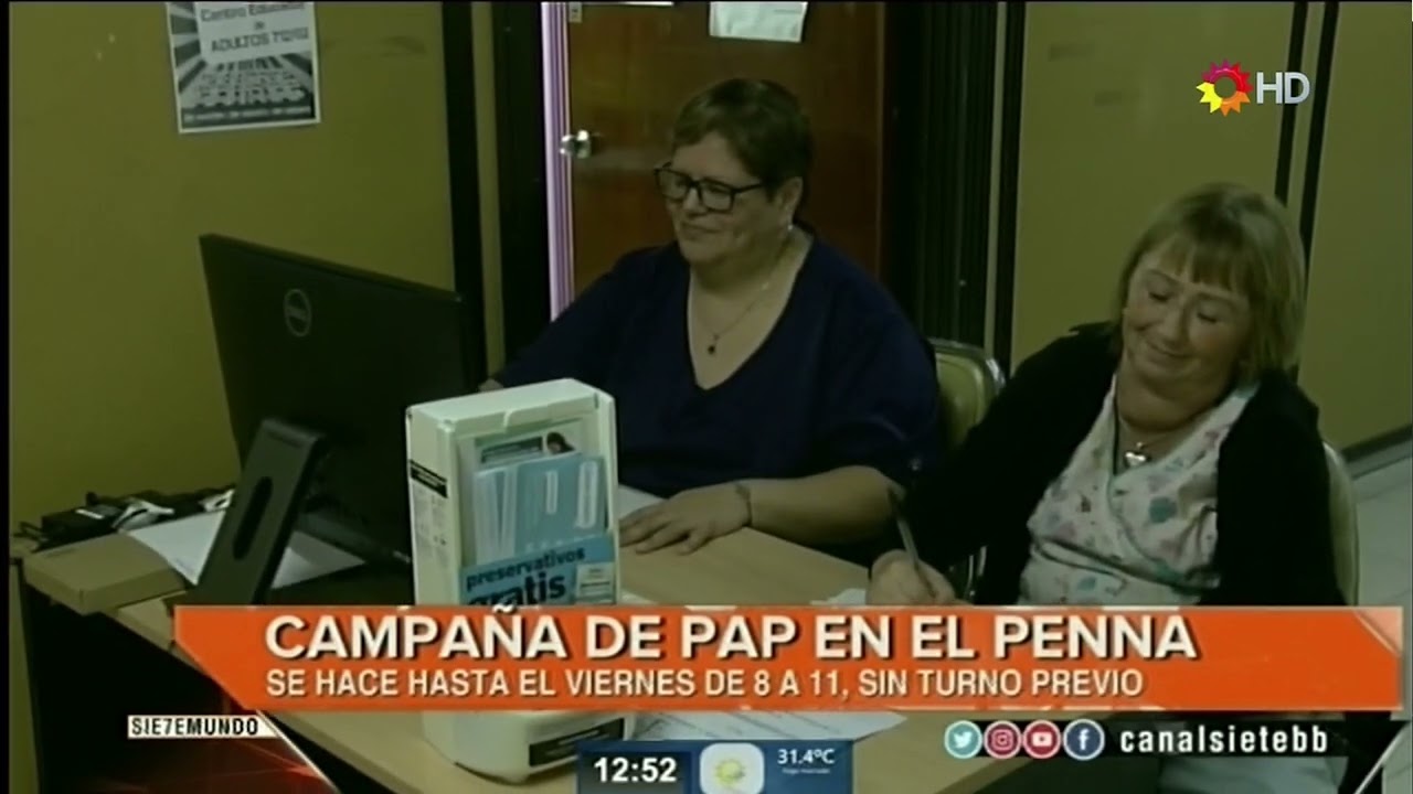 Campaña de PAP en el Penna: se hace hasta el viernes