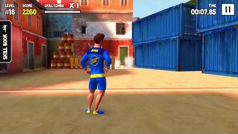 Watch how I scored 3 056 points on my Level 18 Skill Run! #skilltwinsfootballgame @SkillTwins