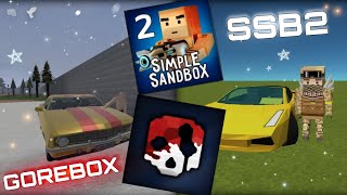 SSB2 VS GOREBOX|| NEW UPDATE || Simple sandbox 2 Gorebox