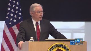 Sessions delivers speech on national security, immigration in Norfolk
