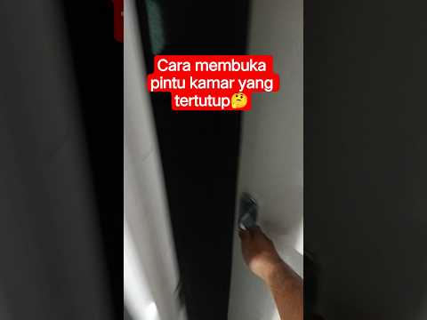 cara membuka pintu kamar yang tertutup 😳 #tutorial #kamar #pintu